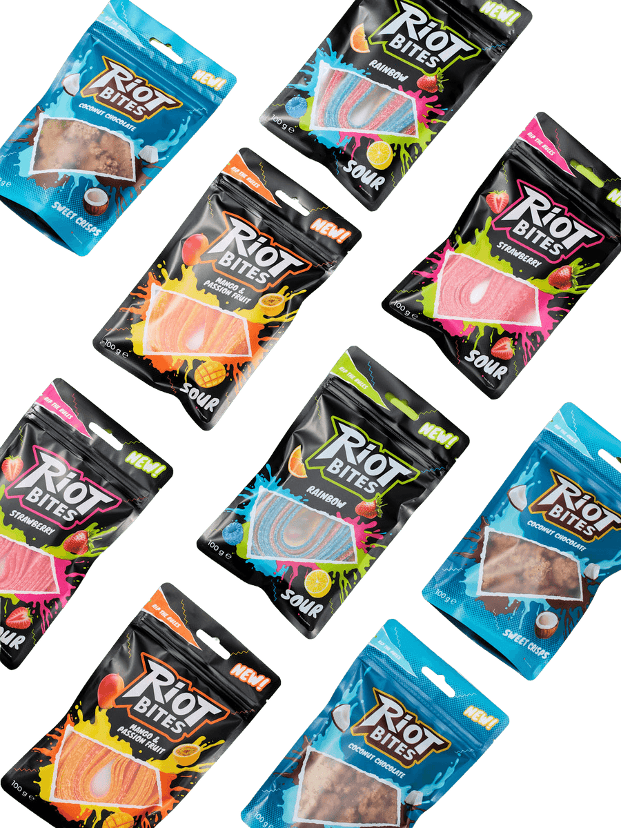 RIOT Bites products